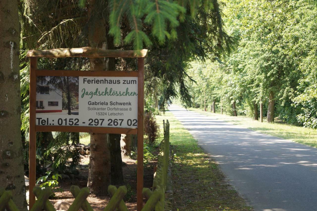 Ferienhaus Zum Jagdschlosschen Letschin Ngoại thất bức ảnh